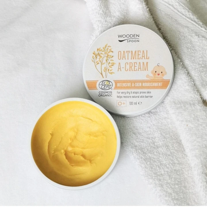 Wooden Spoon Oatmeal A-Cream – masło owsiane na skórę wrażliwą i atopową 100 ml