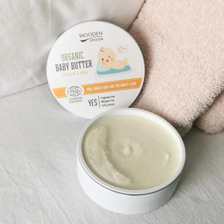 Wooden Spoon Baby Butter Coconut &amp; Shea – masło do ciała dla niemowląt i dzieci 100 ml